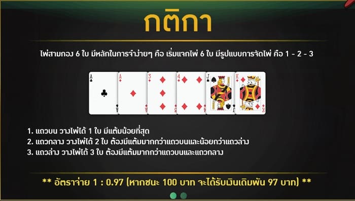 chines poker กติกา